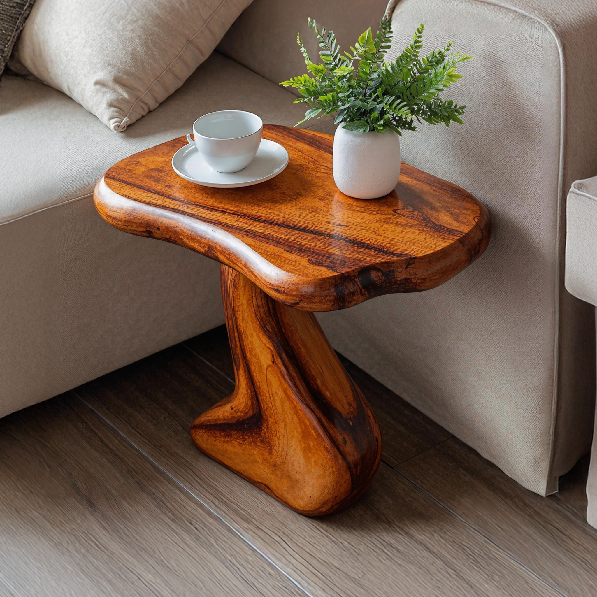 Farmhouse Wooden End Table For Cozy Furniture Decor SILDTEN121