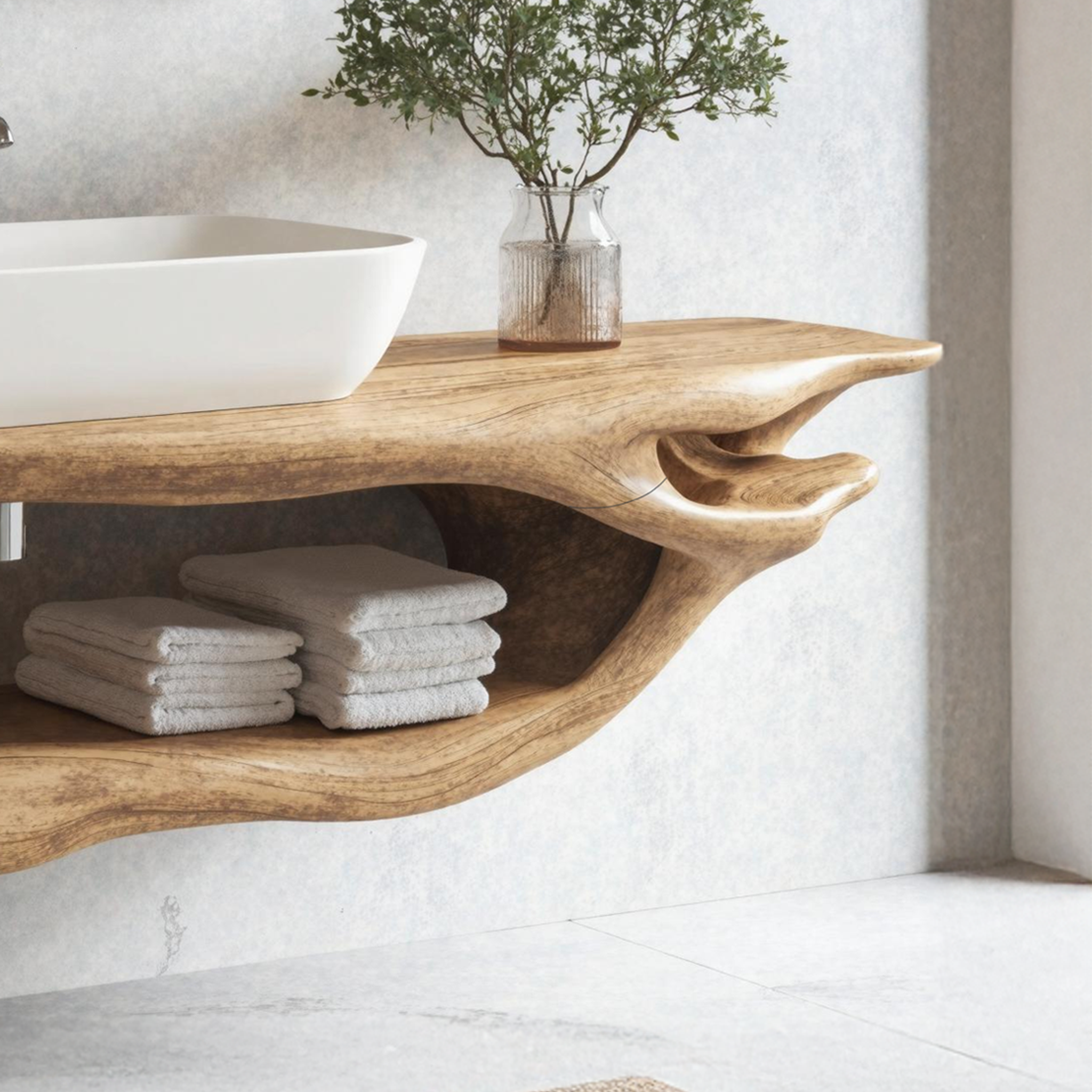 Rustic Bathroom Vanity For Unique Bathroom Makeover SILDTTNBAS003
