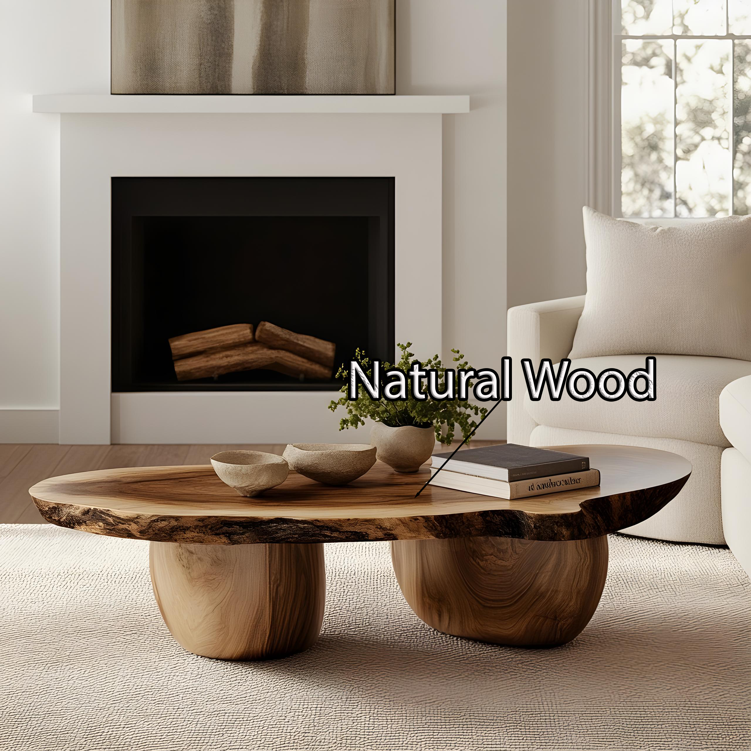 Refined Natural Wood Coffee Table for Cozy Living Room Makeovers SILDTCF131
