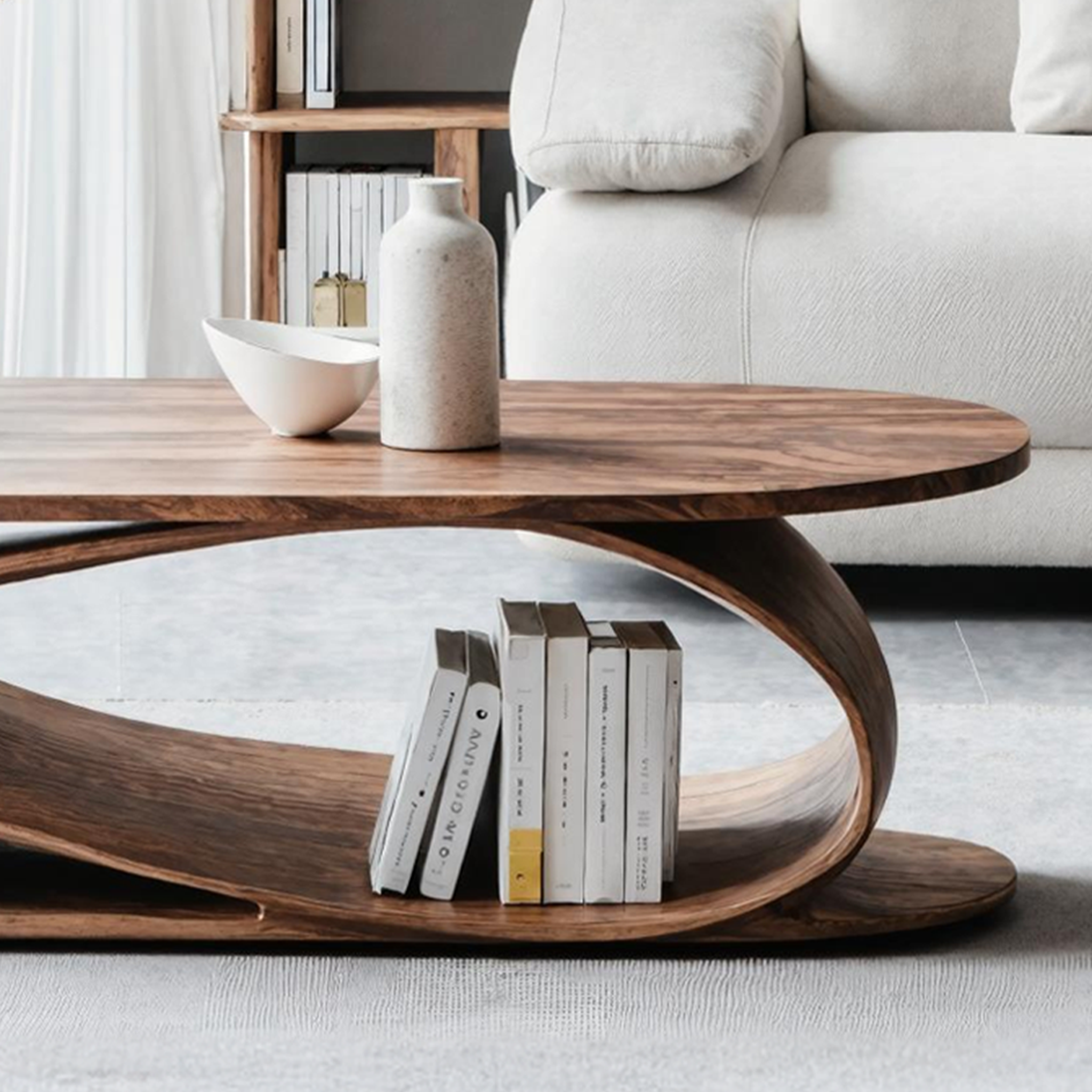 Mid Century Solid Wood Table For Cozy Interiors SILDTTNCF004