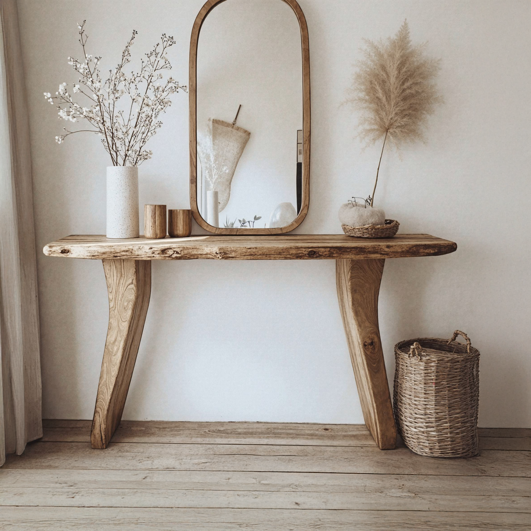 Narrow Console Table Living Edge Table Home Decor SILDTCS128