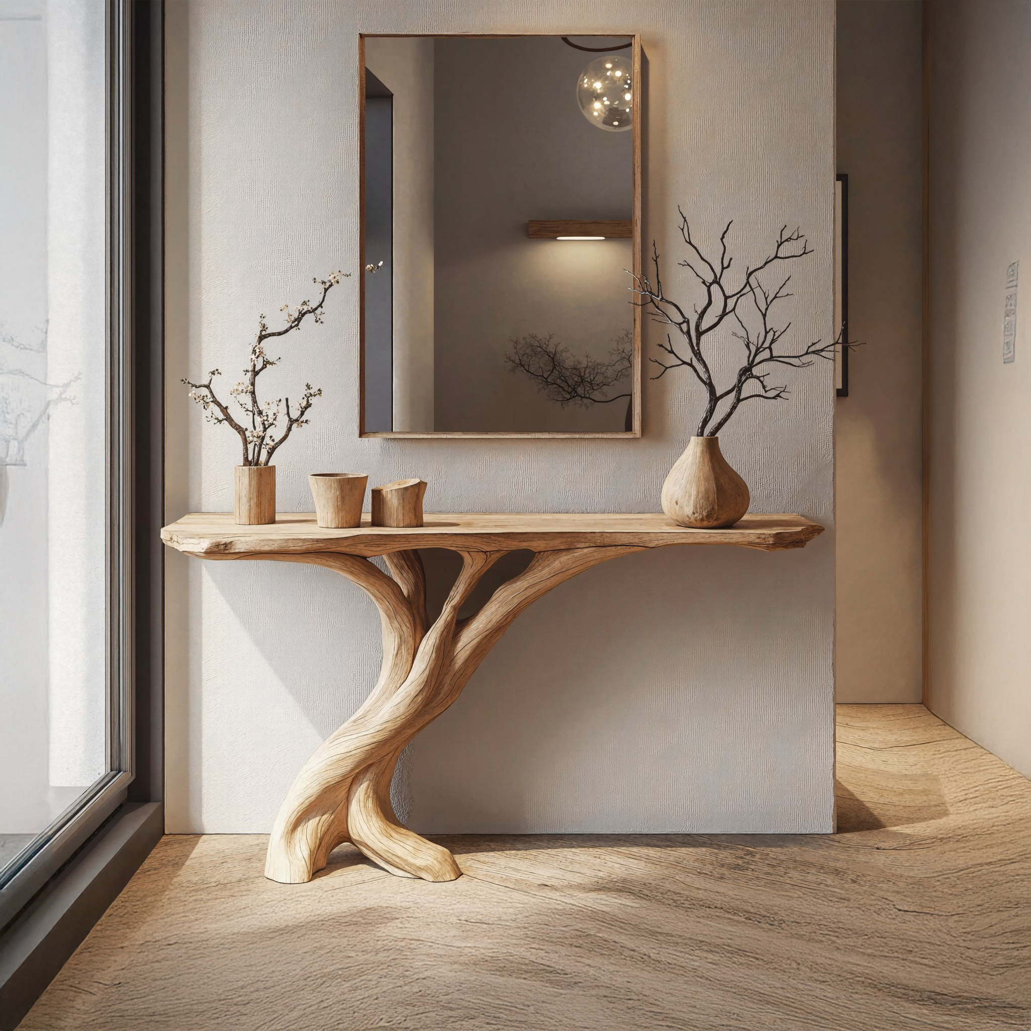 Narrow Console Table Side Table Unique Design SILDTCS123