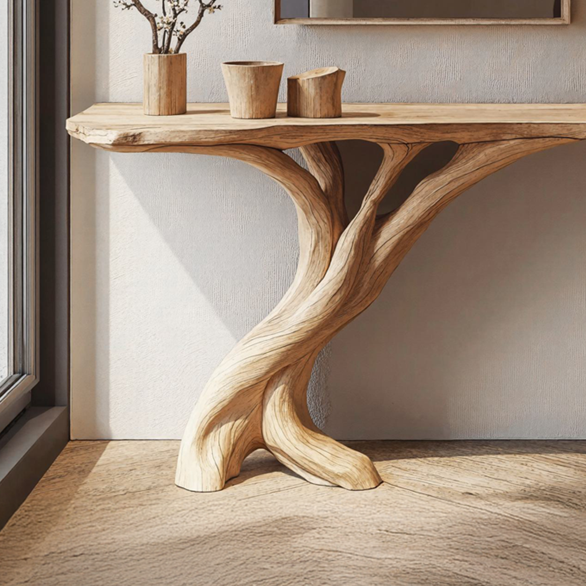 Narrow Console Table Side Table Unique Design SILDTCS123