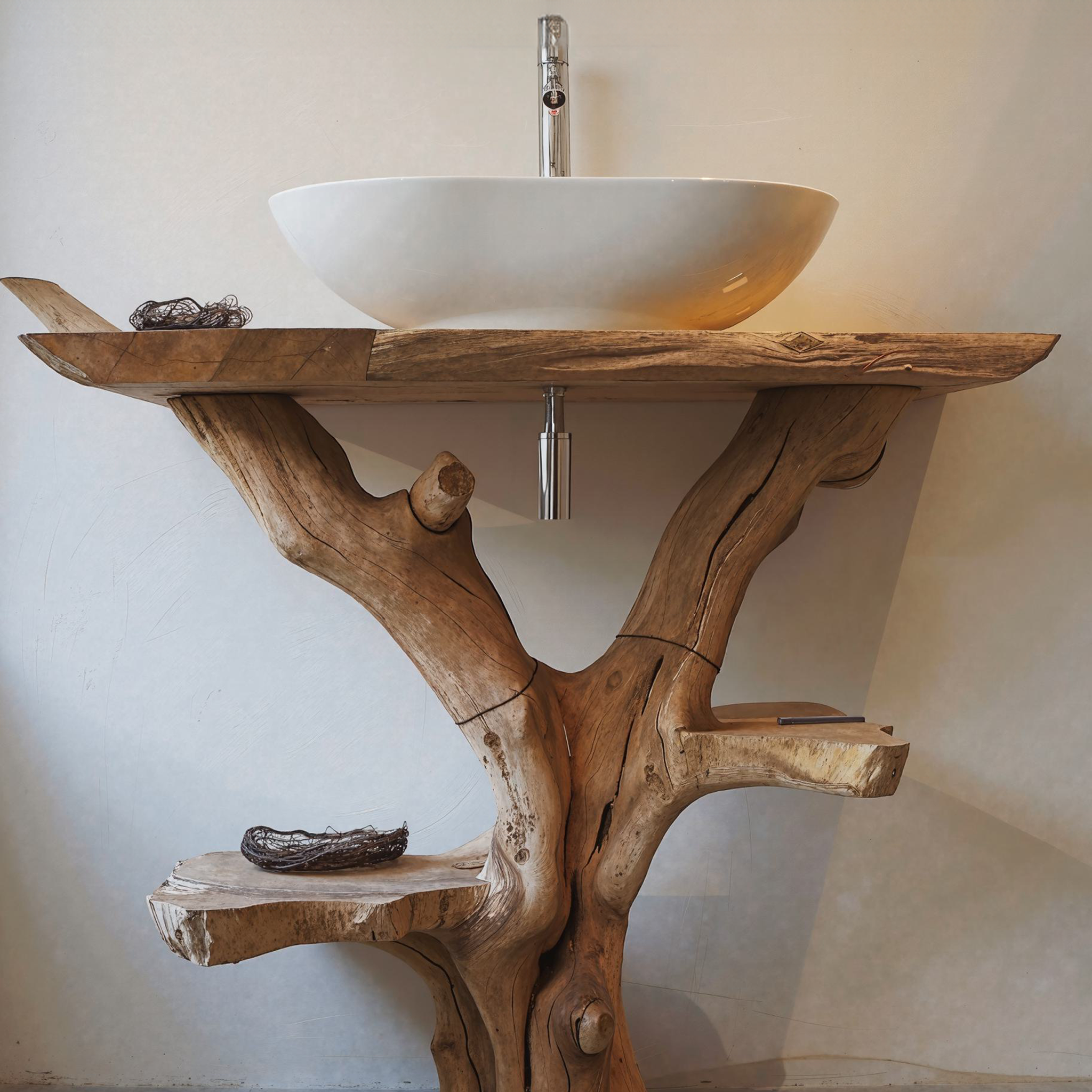 Handcrafted Bathroom Vanity Vessel Sink SILDTBRV053