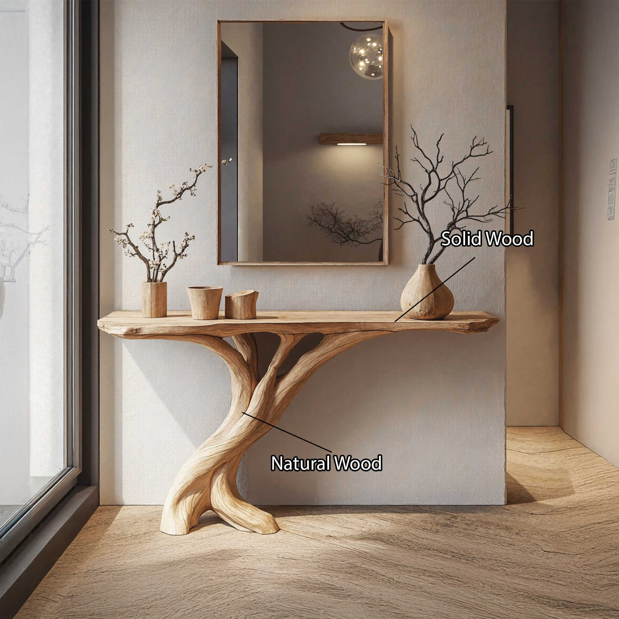 Narrow Console Table Side Table Unique Design SILDTCS123