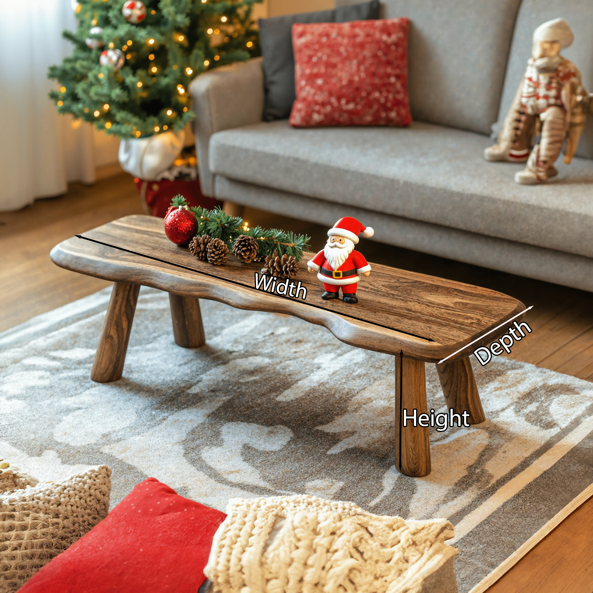 Reclaimed Xmas Coffee Table End Table SILDTCFC011